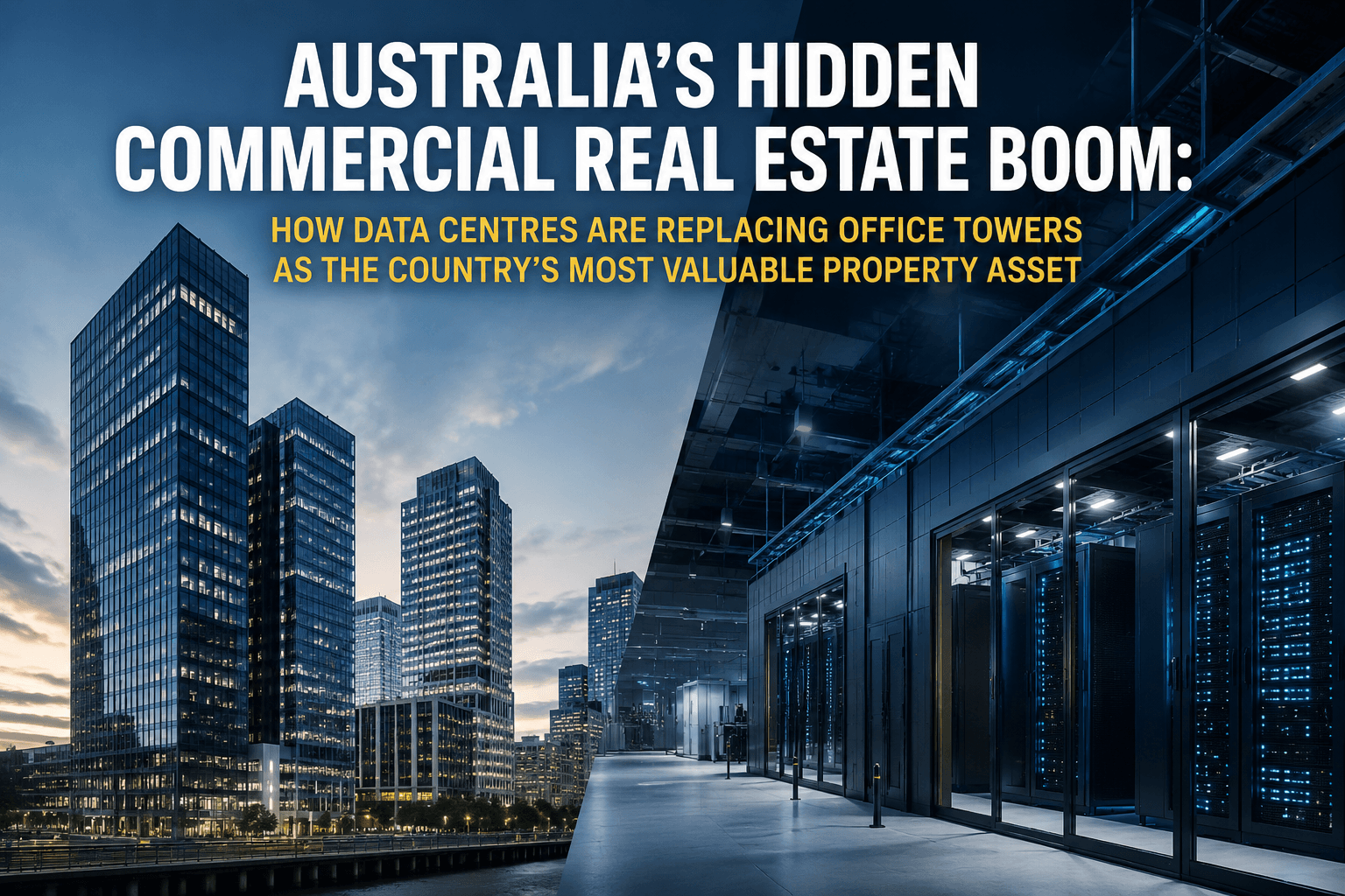 Australia's Hidden Commercial Real Estate Boom: How Data Centres Are Replacing Office Towers as the Country's Most Valuable Property Asset
